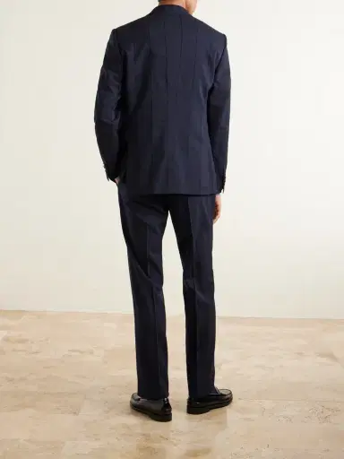MR P. Straight-Leg Checked Wool-Blend Suit Trousers - Men | Thumbnail 4 MR P. Straight-Leg Checked Wool-Blend Suit Trousers - Men | Thumbnail 4