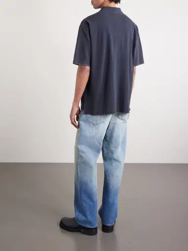 Acne Studios Egnes Logo-Embroidered Cotton Piqué Polo Shirt - Men | Thumbnail 4 Acne Studios Egnes Logo-Embroidered Cotton Piqué Polo Shirt - Men | Thumbnail 4