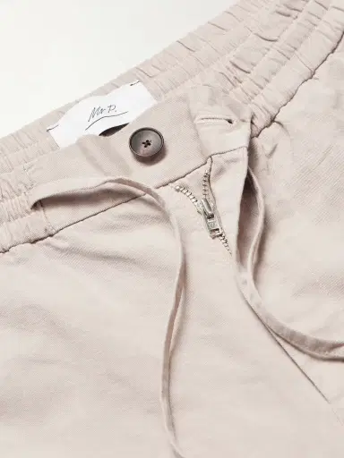 MR P. Straight-Leg Cotton and Linen-Blend Twill Drawstring Trousers - Men | Thumbnail 6 MR P. Straight-Leg Cotton and Linen-Blend Twill Drawstring Trousers - Men | Thumbnail 6