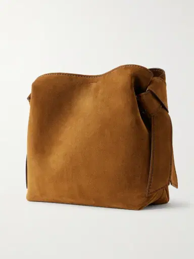 Acne Studios Musubi Suede Shoulder Bag - Men | Thumbnail 4 Acne Studios Musubi Suede Shoulder Bag - Men | Thumbnail 4