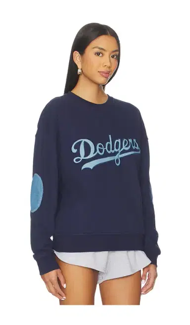 Terez x REVOLVE Dodgers Denim Logo Sweater | Thumbnail 2 Terez x REVOLVE Dodgers Denim Logo Sweater | Thumbnail 2