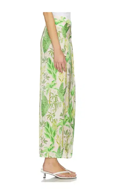 VERANDAH Hand Draped Tropical Maxi Skirt | Thumbnail 2 VERANDAH Hand Draped Tropical Maxi Skirt | Thumbnail 2