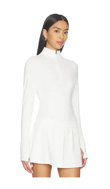 Splits59 Stevie Active Rib Half Zip Waist Length Top | Thumbnail 2 Splits59 Stevie Active Rib Half Zip Waist Length Top | Thumbnail 2