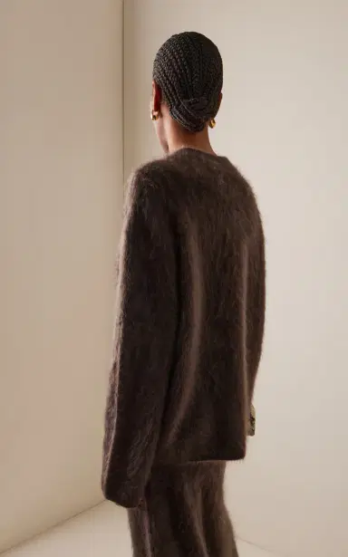 Lisa Yang Natalia Brushed Cashmere Sweater | Thumbnail 4 Lisa Yang Natalia Brushed Cashmere Sweater | Thumbnail 4
