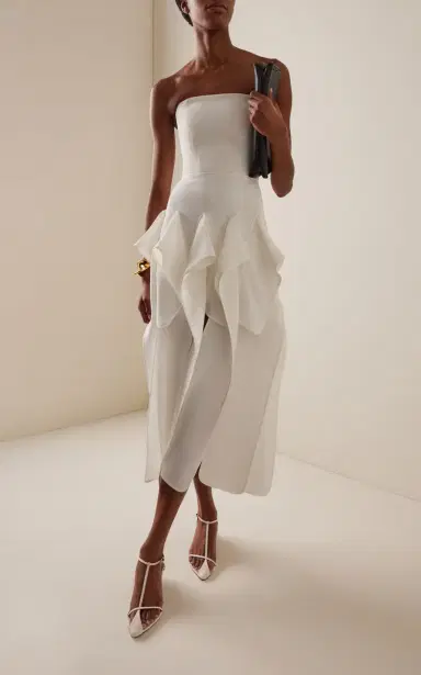 Maticevski Breakout Strapless Midi Dress | Thumbnail 2 Maticevski Breakout Strapless Midi Dress | Thumbnail 2