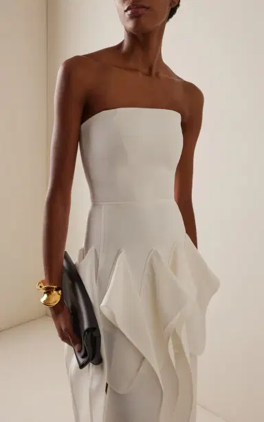 Maticevski Breakout Strapless Midi Dress | Thumbnail 3 Maticevski Breakout Strapless Midi Dress | Thumbnail 3
