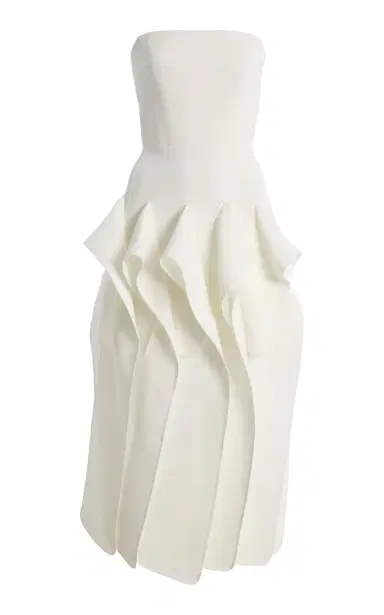 Maticevski Breakout Strapless Midi Dress | Thumbnail 1 Maticevski Breakout Strapless Midi Dress | Thumbnail 1