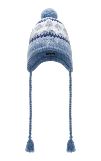 Miu Miu Fair Isle Wool Hat | Thumbnail 5 Miu Miu Fair Isle Wool Hat | Thumbnail 5