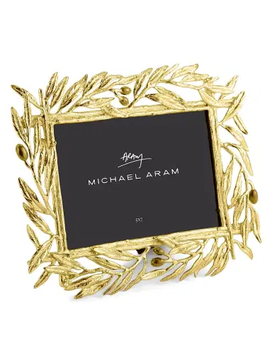 Michael Aram Olive Branch Gold-Plated Frame | Thumbnail 3 Michael Aram Olive Branch Gold-Plated Frame | Thumbnail 3