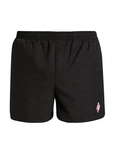 Casablanca Men's Jacquard Swim Shorts - Black - Size XL | Thumbnail 1 Casablanca Men's Jacquard Swim Shorts - Black - Size XL | Thumbnail 1