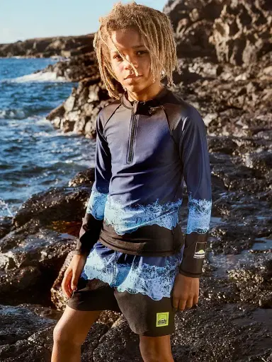 MOLO Little Boy's & Boy's Shore Print Board Shorts | Thumbnail 3 MOLO Little Boy's & Boy's Shore Print Board Shorts | Thumbnail 3