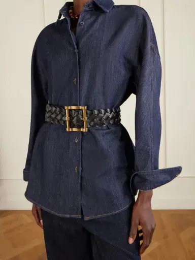 Etro Reversible Woven Suede And Leather Belt | Thumbnail 2 Etro Reversible Woven Suede And Leather Belt | Thumbnail 2