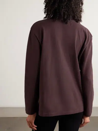 FLORE FLORE Diana Organic Cotton-piqué Polo Shirt | Thumbnail 3 FLORE FLORE Diana Organic Cotton-piqué Polo Shirt | Thumbnail 3