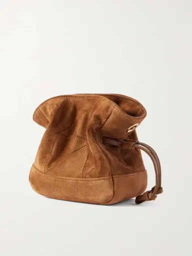 Saint Laurent Jamie Mini Suede Shoulder Bag | Thumbnail 4 Saint Laurent Jamie Mini Suede Shoulder Bag | Thumbnail 4
