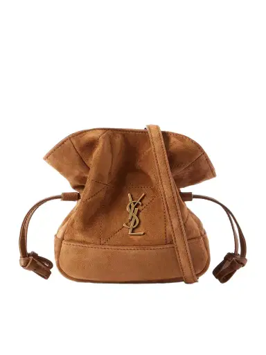 Saint Laurent Jamie Mini Suede Shoulder Bag | Thumbnail 1 Saint Laurent Jamie Mini Suede Shoulder Bag | Thumbnail 1
