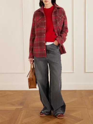 God’s True Cashmere Checked Cashmere Shirt | Thumbnail 2 God’s True Cashmere Checked Cashmere Shirt | Thumbnail 2