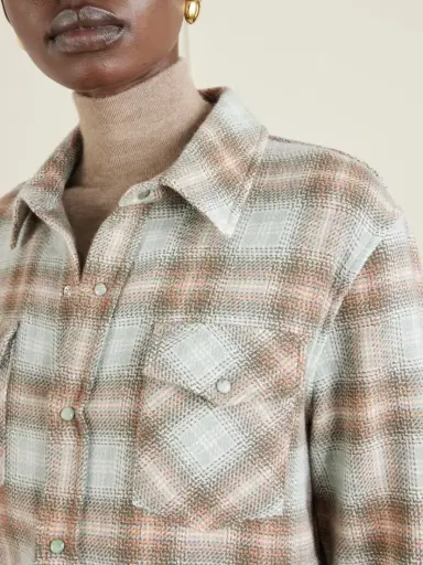 God’s True Cashmere Checked Cashmere Shirt | Thumbnail 5 God’s True Cashmere Checked Cashmere Shirt | Thumbnail 5