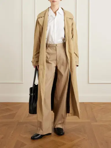 Co Belted tton And Linen-blend Wide-leg Pants | Thumbnail 2 Co Belted tton And Linen-blend Wide-leg Pants | Thumbnail 2