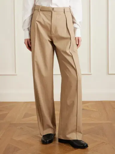 Co Belted tton And Linen-blend Wide-leg Pants | Thumbnail 3 Co Belted tton And Linen-blend Wide-leg Pants | Thumbnail 3