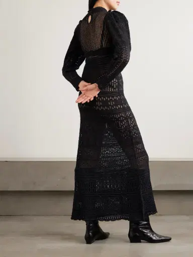 Isabel Marant Dione Crocheted Maxi Dress | Thumbnail 3 Isabel Marant Dione Crocheted Maxi Dress | Thumbnail 3