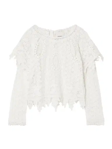 Isabel Marant Hyliana Layered Scalloped Cotton Lace Blouse | Thumbnail 1 Isabel Marant Hyliana Layered Scalloped Cotton Lace Blouse | Thumbnail 1