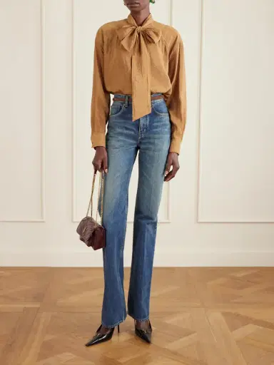 Saint Laurent Niki Mini Crinkled-leather Shoulder Bag | Thumbnail 3 Saint Laurent Niki Mini Crinkled-leather Shoulder Bag | Thumbnail 3