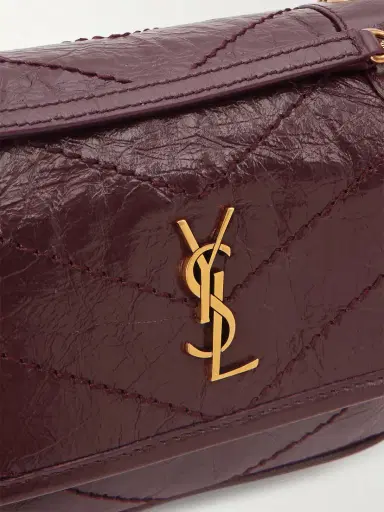 Saint Laurent Niki Mini Crinkled-leather Shoulder Bag | Thumbnail 5 Saint Laurent Niki Mini Crinkled-leather Shoulder Bag | Thumbnail 5