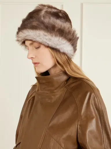 Nour Hammour Louve Shearling Beanie | Thumbnail 2 Nour Hammour Louve Shearling Beanie | Thumbnail 2