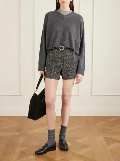 Blazé Milano Antalya Teke Cotton-blend Tweed Shorts | Thumbnail 2 Blazé Milano Antalya Teke Cotton-blend Tweed Shorts | Thumbnail 2
