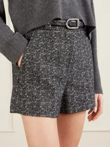 Blazé Milano Antalya Teke Cotton-blend Tweed Shorts | Thumbnail 5 Blazé Milano Antalya Teke Cotton-blend Tweed Shorts | Thumbnail 5