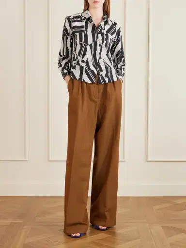 Dries Van Noten Printed Cotton-poplin Shirt | Thumbnail 2 Dries Van Noten Printed Cotton-poplin Shirt | Thumbnail 2