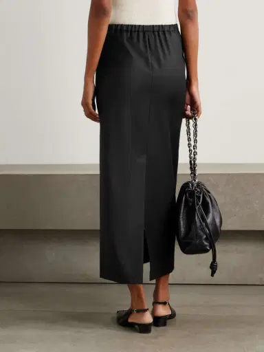 Loulou de Saison Cara Wool Midi Skirt | Thumbnail 4 Loulou de Saison Cara Wool Midi Skirt | Thumbnail 4