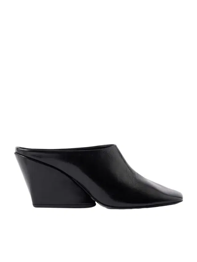 Slant Leather Mules Slant Leather Mules