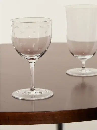 LOBMEYR Rothschild Stars Set Of Two Crystal Wine Glasses | Thumbnail 2 LOBMEYR Rothschild Stars Set Of Two Crystal Wine Glasses | Thumbnail 2