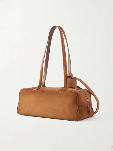 Balenciaga Carrie Small Suede Shoulder Bag | Thumbnail 4 Balenciaga Carrie Small Suede Shoulder Bag | Thumbnail 4
