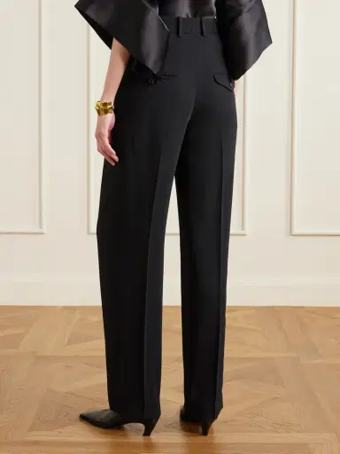 Kallmeyer Aiden Pleated Cady Straight-leg Pants | Thumbnail 4 Kallmeyer Aiden Pleated Cady Straight-leg Pants | Thumbnail 4