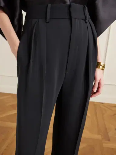 Kallmeyer Aiden Pleated Cady Straight-leg Pants | Thumbnail 5 Kallmeyer Aiden Pleated Cady Straight-leg Pants | Thumbnail 5