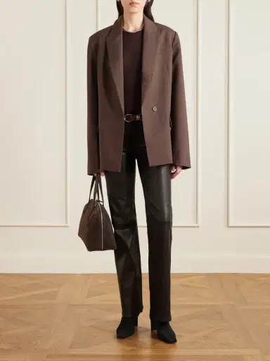 Frame Rodeo Leather Bootcut Pants | Thumbnail 2 Frame Rodeo Leather Bootcut Pants | Thumbnail 2