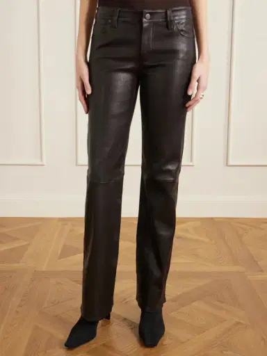 Frame Rodeo Leather Bootcut Pants | Thumbnail 3 Frame Rodeo Leather Bootcut Pants | Thumbnail 3