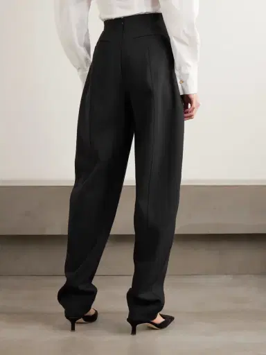 Carolina Herrera Isla Wool-blend Barrel-leg Pants | Thumbnail 3 Carolina Herrera Isla Wool-blend Barrel-leg Pants | Thumbnail 3