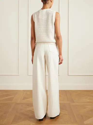 Max Mara Open-knit Silk-blend Top | Thumbnail 4 Max Mara Open-knit Silk-blend Top | Thumbnail 4