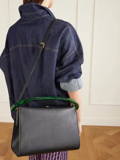 Dries Van Noten Leather Shoulder Bag | Thumbnail 2 Dries Van Noten Leather Shoulder Bag | Thumbnail 2