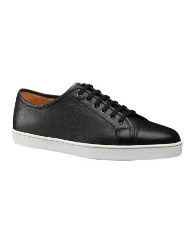 John Lobb Men's Textured Leather Low-Top Sneakers | Thumbnail 1 John Lobb Men's Textured Leather Low-Top Sneakers | Thumbnail 1