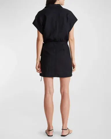 Apiece Apart Catania Wrap Linen Shirtdress | Thumbnail 3 Apiece Apart Catania Wrap Linen Shirtdress | Thumbnail 3