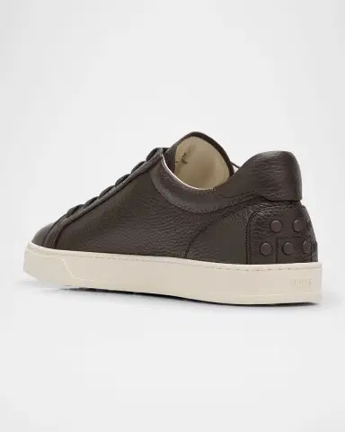 Tod's Men's Moccassino Gomma Leather Low-Top Sneakers | Thumbnail 3 Tod's Men's Moccassino Gomma Leather Low-Top Sneakers | Thumbnail 3