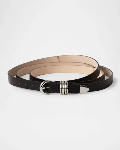 Déhanche Hollyhock Triple Wrap Calf Leather Medium Belt | Thumbnail 2 Déhanche Hollyhock Triple Wrap Calf Leather Medium Belt | Thumbnail 2