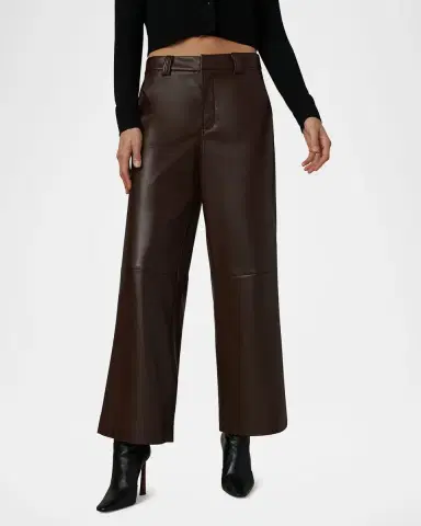 Joe's Jeans The Mia Vegan Leather Crop Trousers | Thumbnail 2 Joe's Jeans The Mia Vegan Leather Crop Trousers | Thumbnail 2