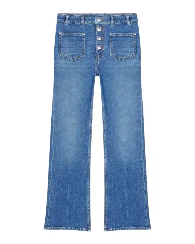 Maje Passiony Straight-Leg Jeans | Thumbnail 1 Maje Passiony Straight-Leg Jeans | Thumbnail 1