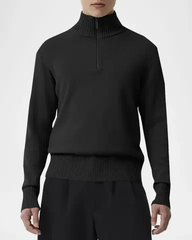 Canada Goose Men 's Rosseau Quarter-Zip Sweater | Thumbnail 4 Canada Goose Men 's Rosseau Quarter-Zip Sweater | Thumbnail 4