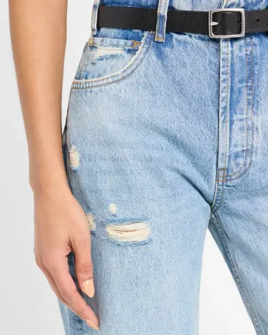 ANINE BING Gavin Distressed Straight-Leg Jeans | Thumbnail 4 ANINE BING Gavin Distressed Straight-Leg Jeans | Thumbnail 4